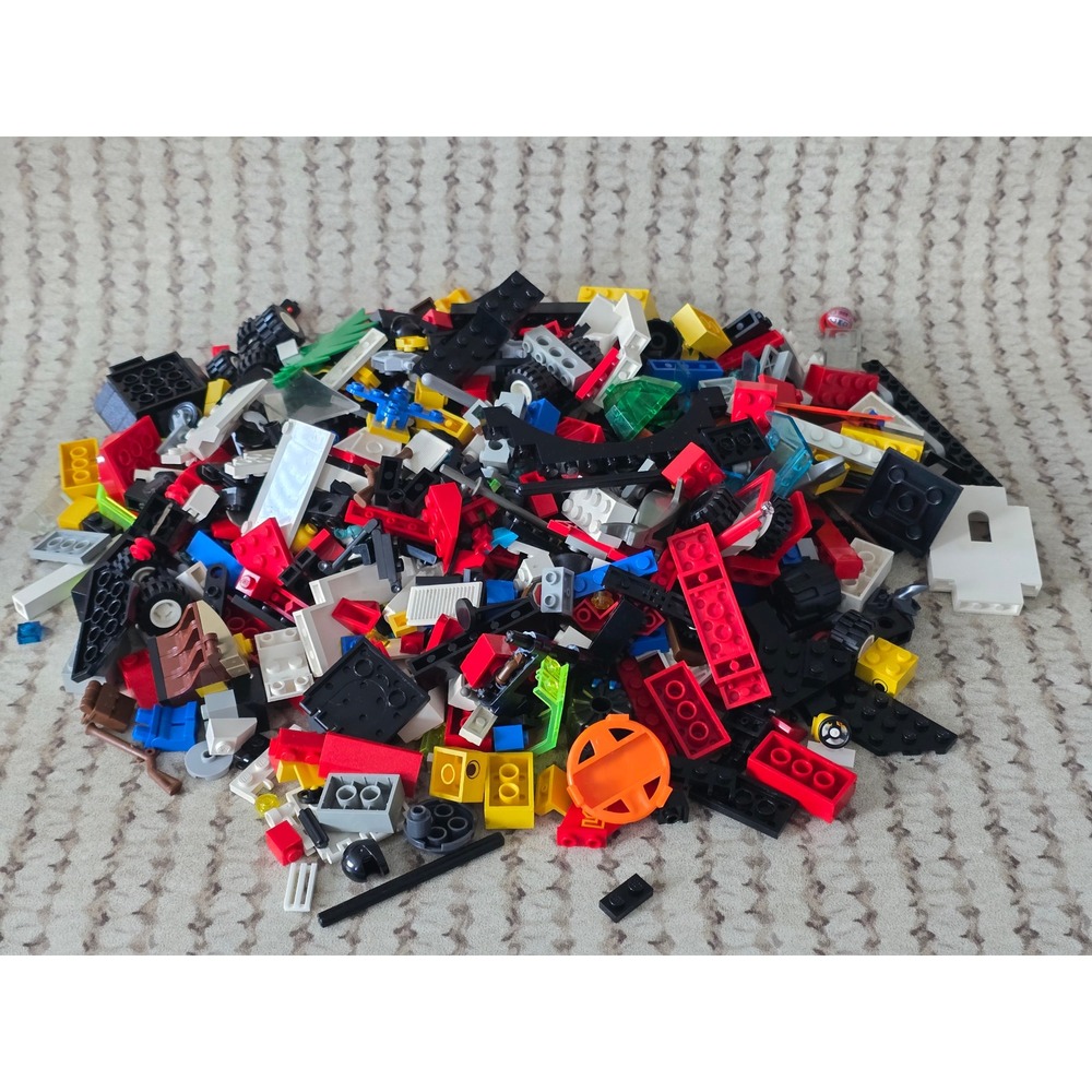 Bulk LEGO Bricks and Parts Assorted Mixed Lot Colors Wheels Specialty Pieces